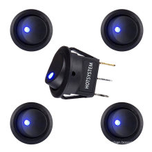 Car LED Round Toggle Switch Pack of 15